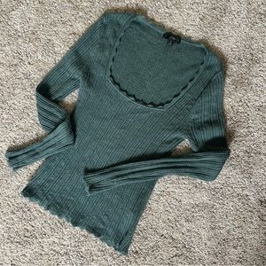 J Crew Square Neck Sweater